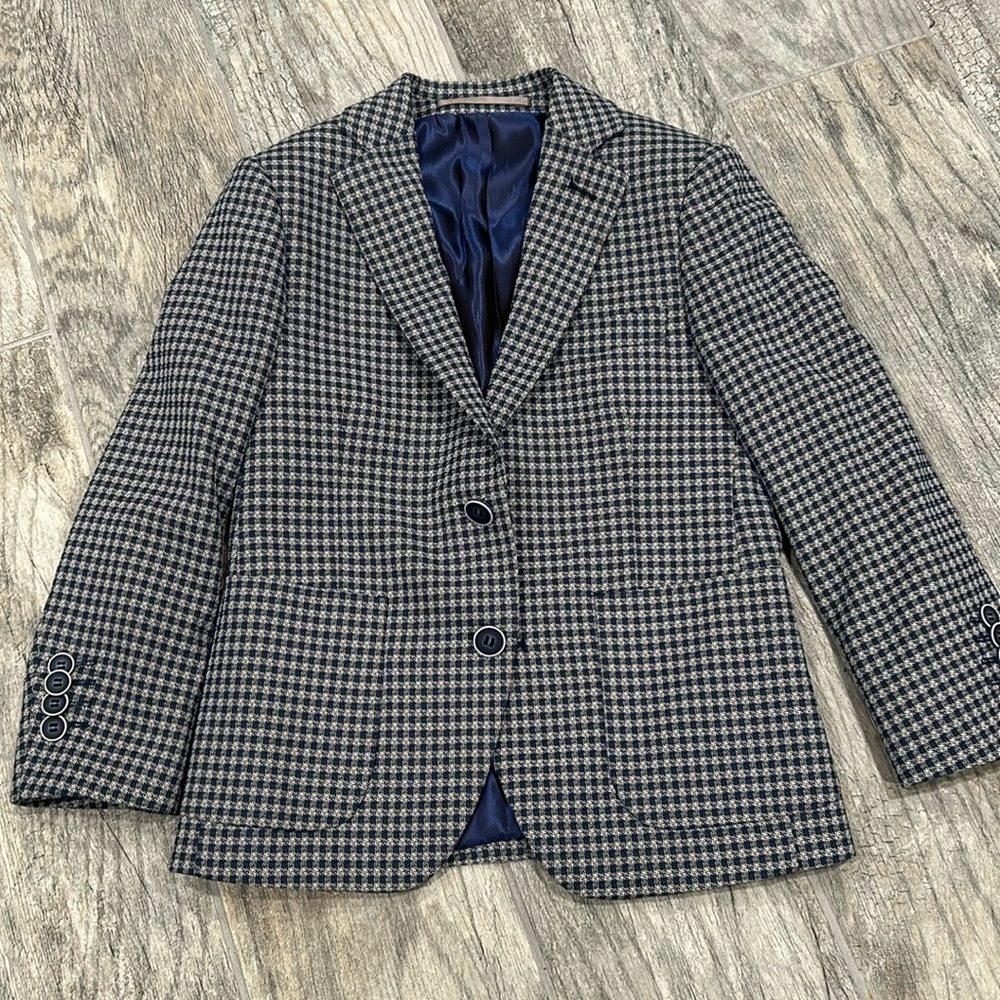 Isaac Mizrahi Boys Checkered Blazer, size 6